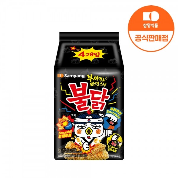 원주몰,[삼양식품] 부셔먹는 라면스낵 불닭 90g x 24입