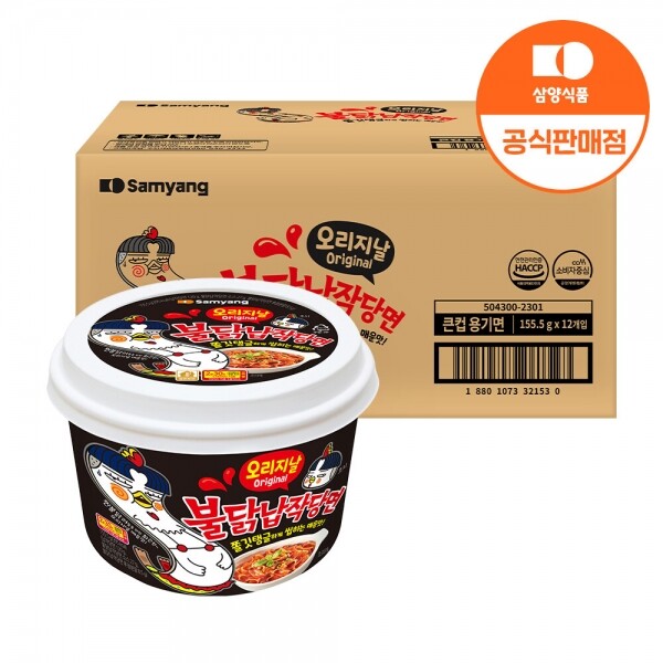 원주몰,[삼양식품] 불닭납작당면 155g x 12입