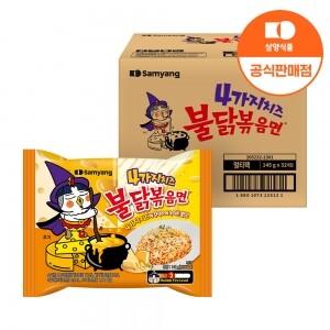 [삼양식품] 4가지치즈불닭볶음면 145g x 32입